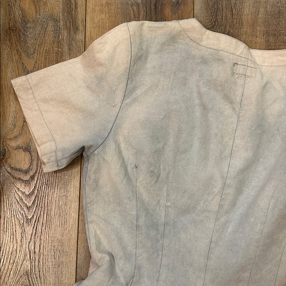 Esprit Vintage washed romper size 5/6 women junior shorts sateen cotton blend - Picture 7 of 10